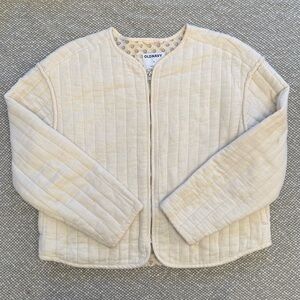 Cream Quilted Jacket